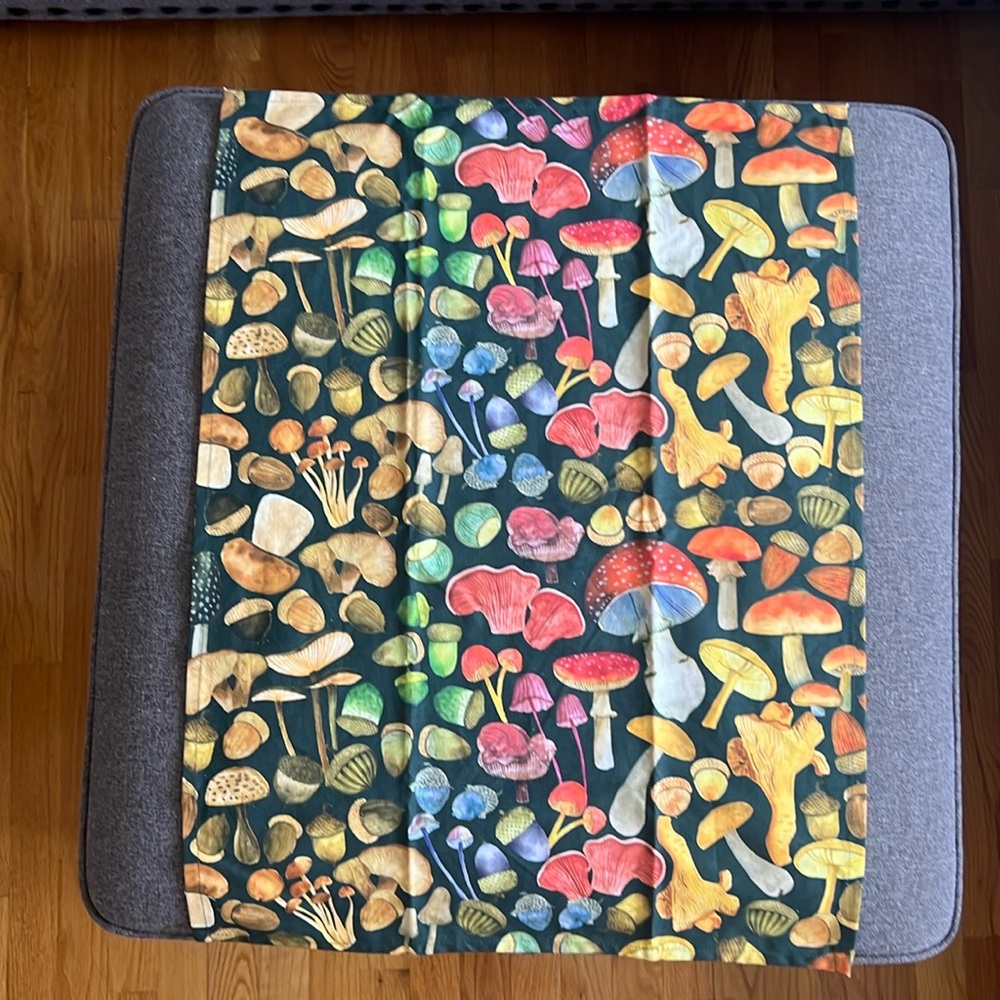 NWT Anthropologie Woodland Dish Towel Mushroom Print - Picture 2 of 5